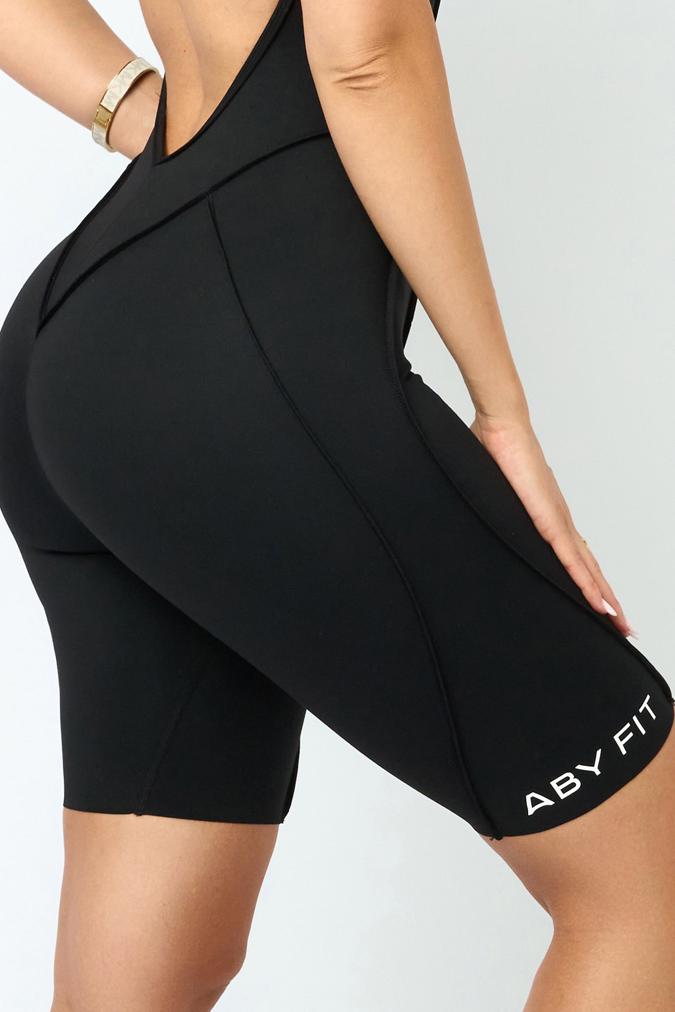 Kombinezon GLAM FIT SHORT Czarny