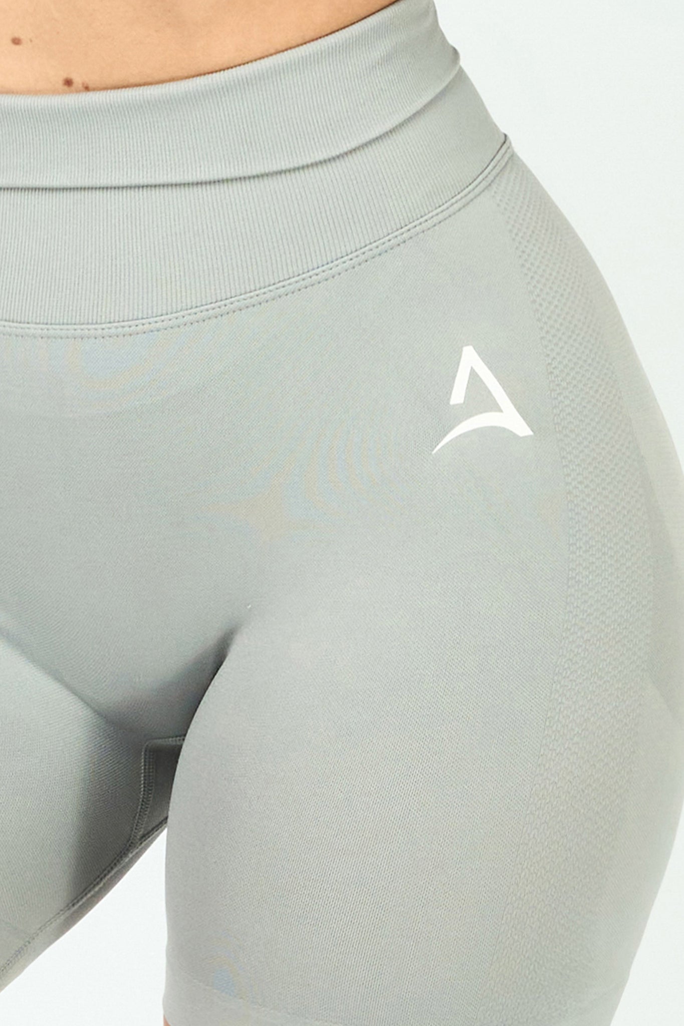 Rajstopy krótkie bezszwowe szare