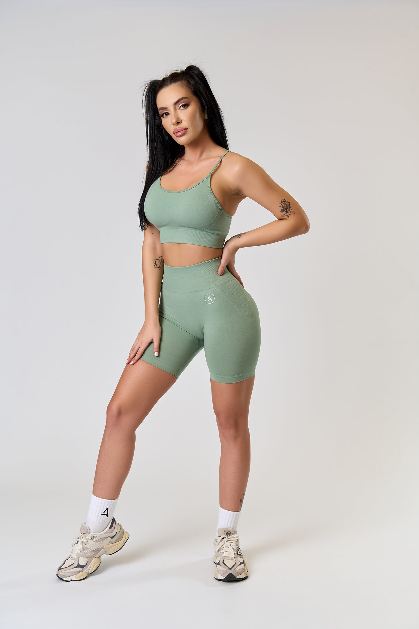 SUMMER SHORT Tights Light green