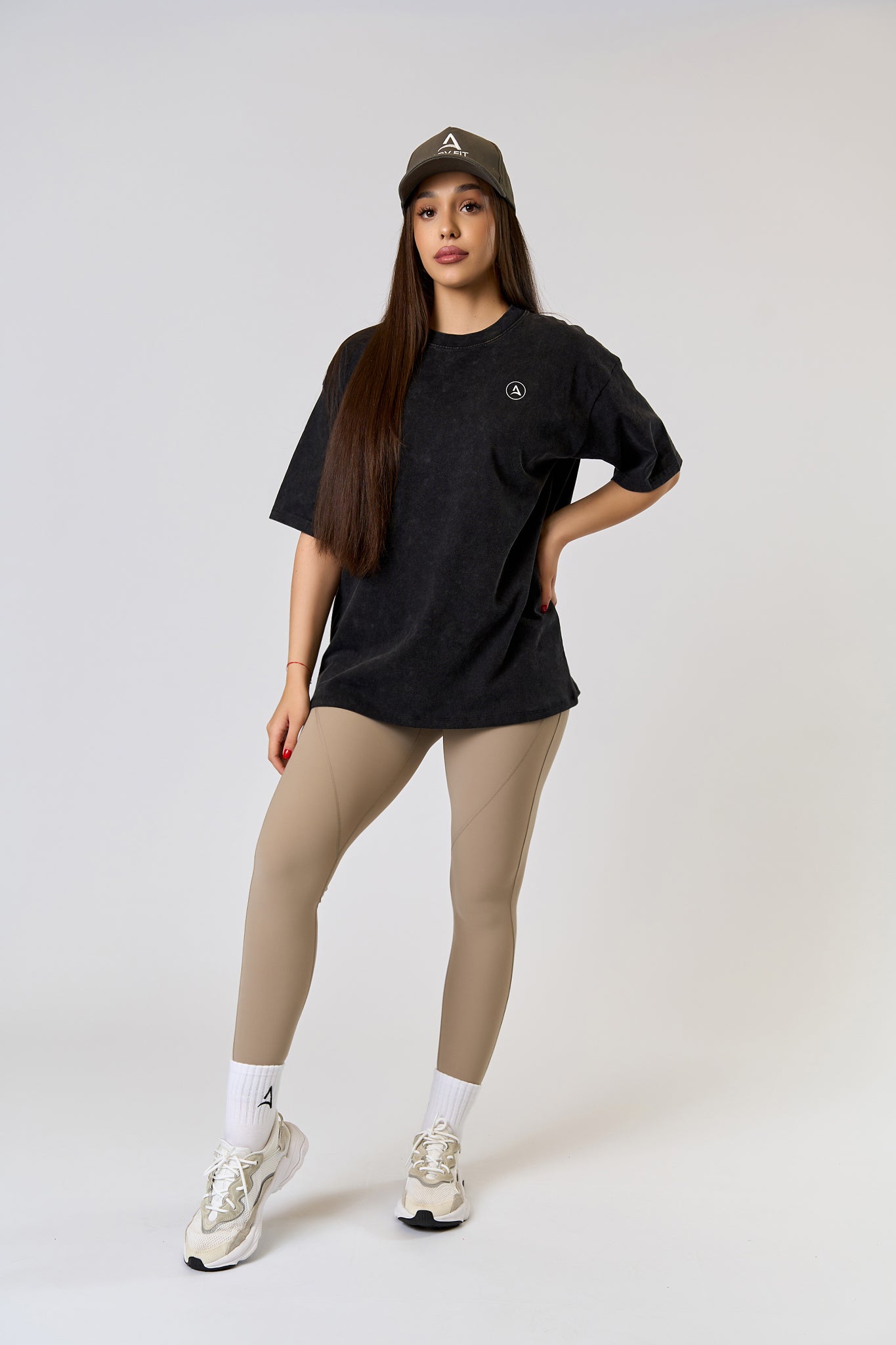 Koszulka vintage oversize czarna