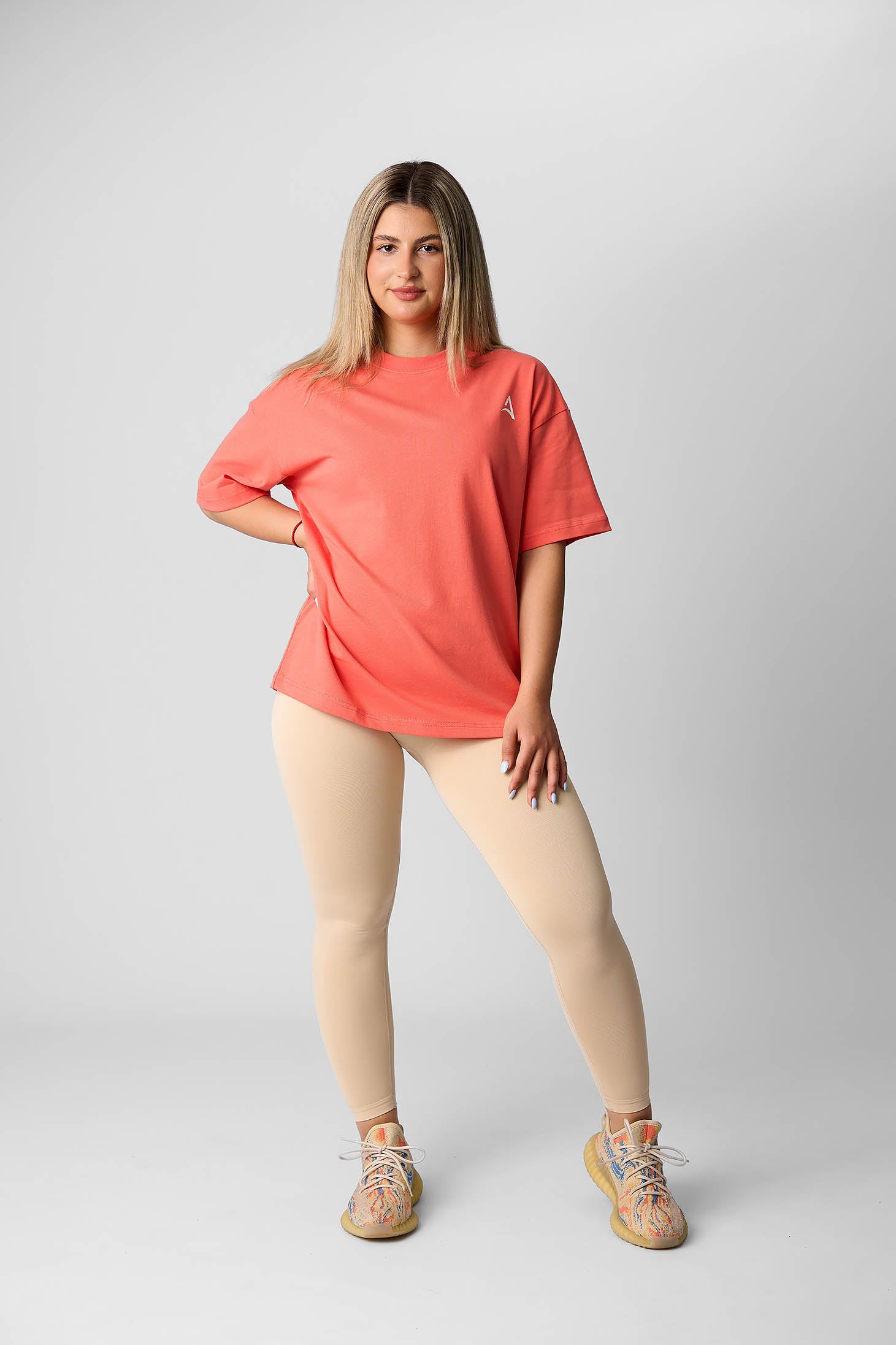 CLASSIC OVERSIZED T-shirt Coral