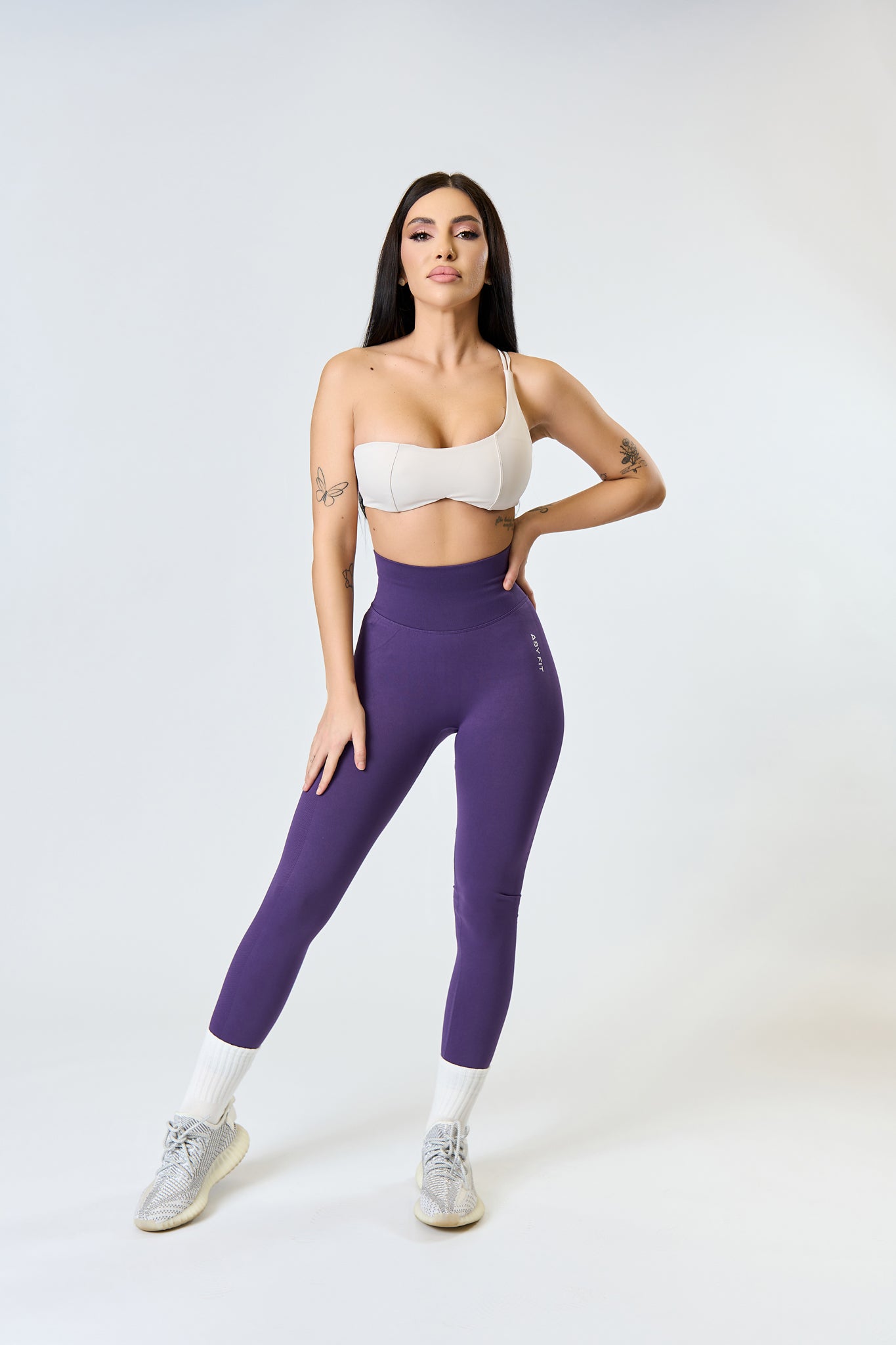 Rajstopy bezszwowe długie Petrol zielony