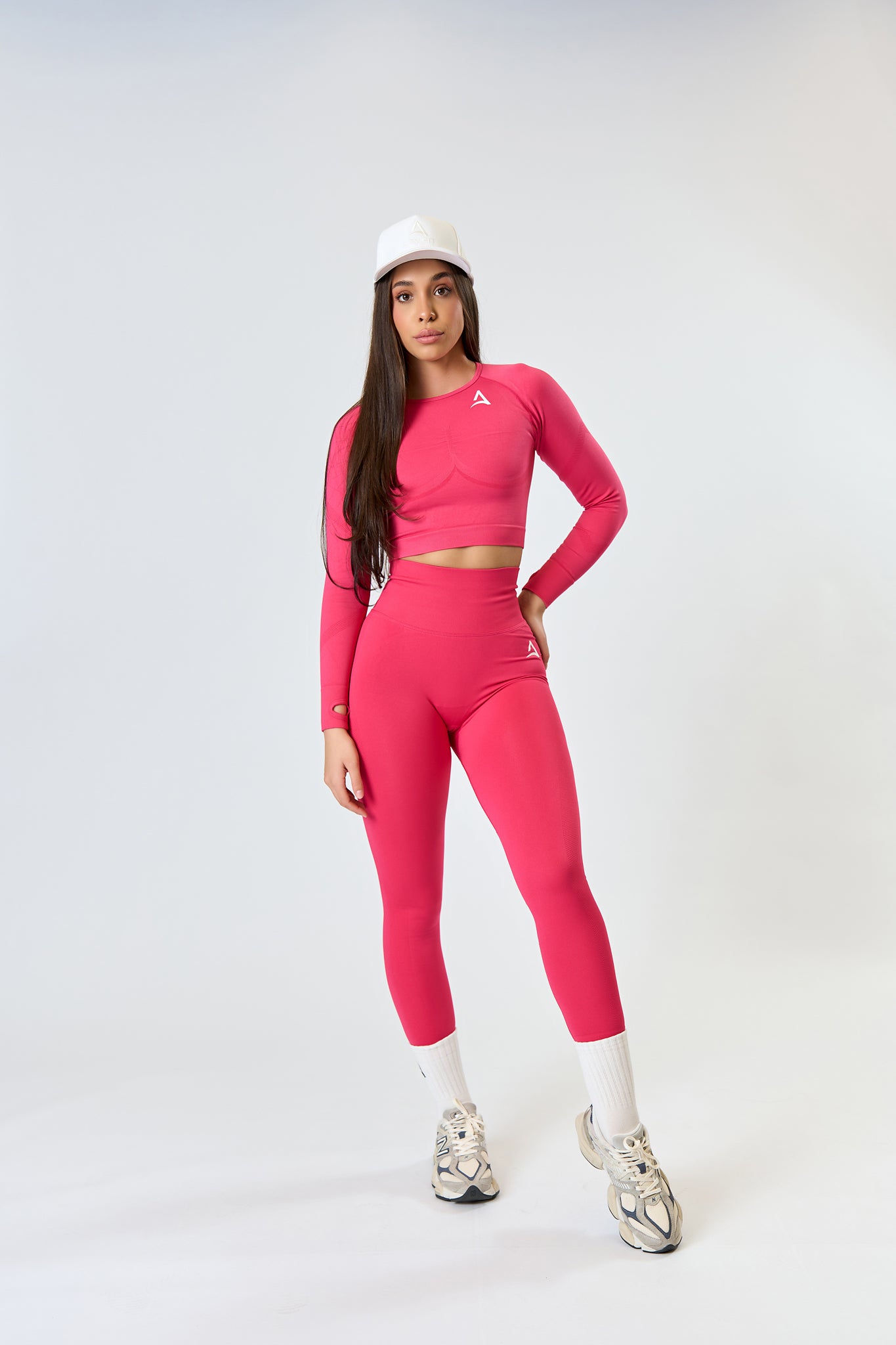 SEAMLESS LONG Tights Pink