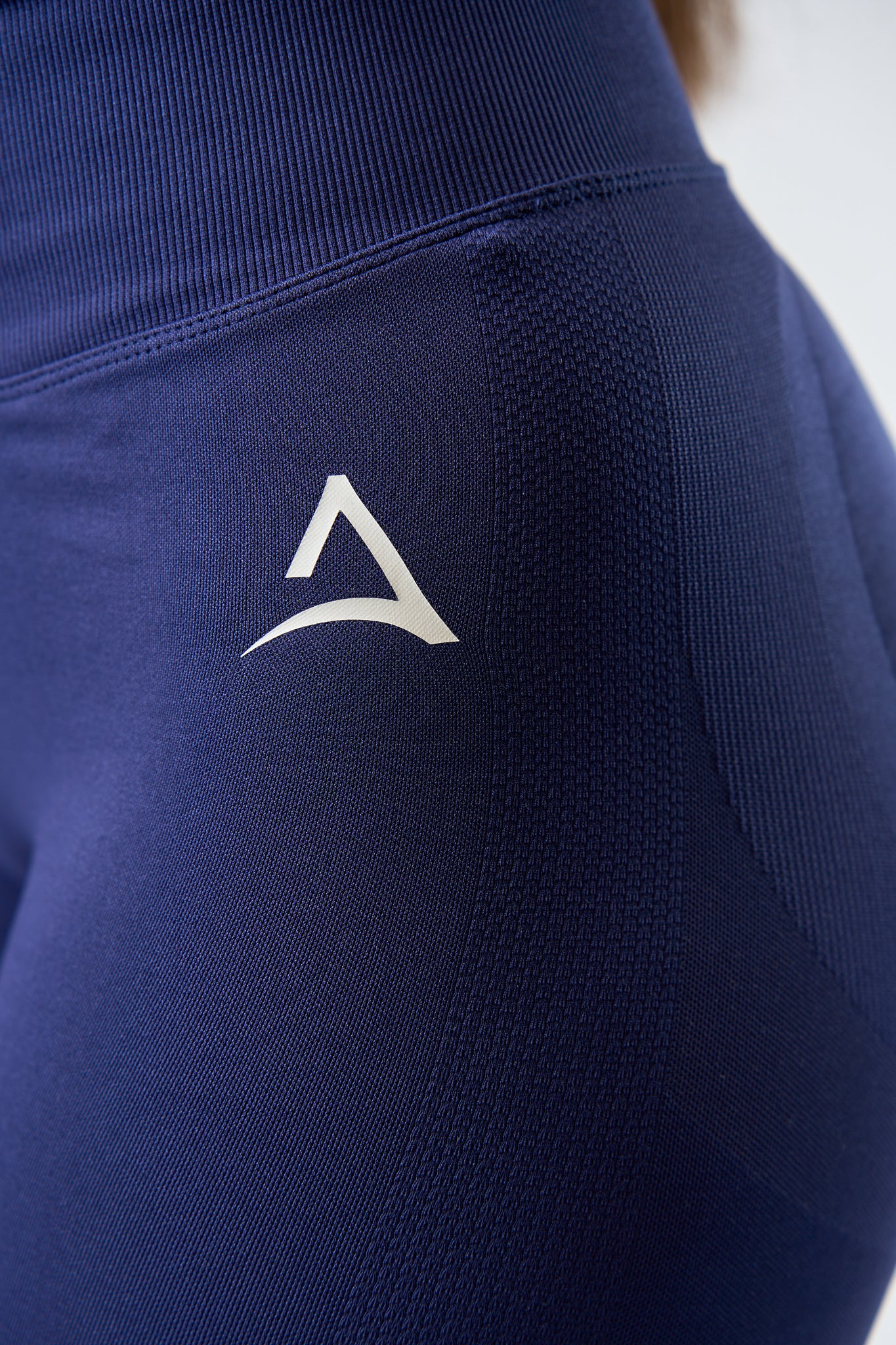 Rajstopy bezszwowe długie granatowe