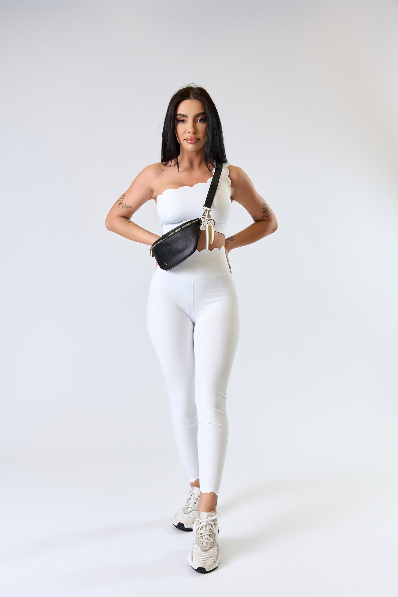 LUXE BELT Czarna torebka