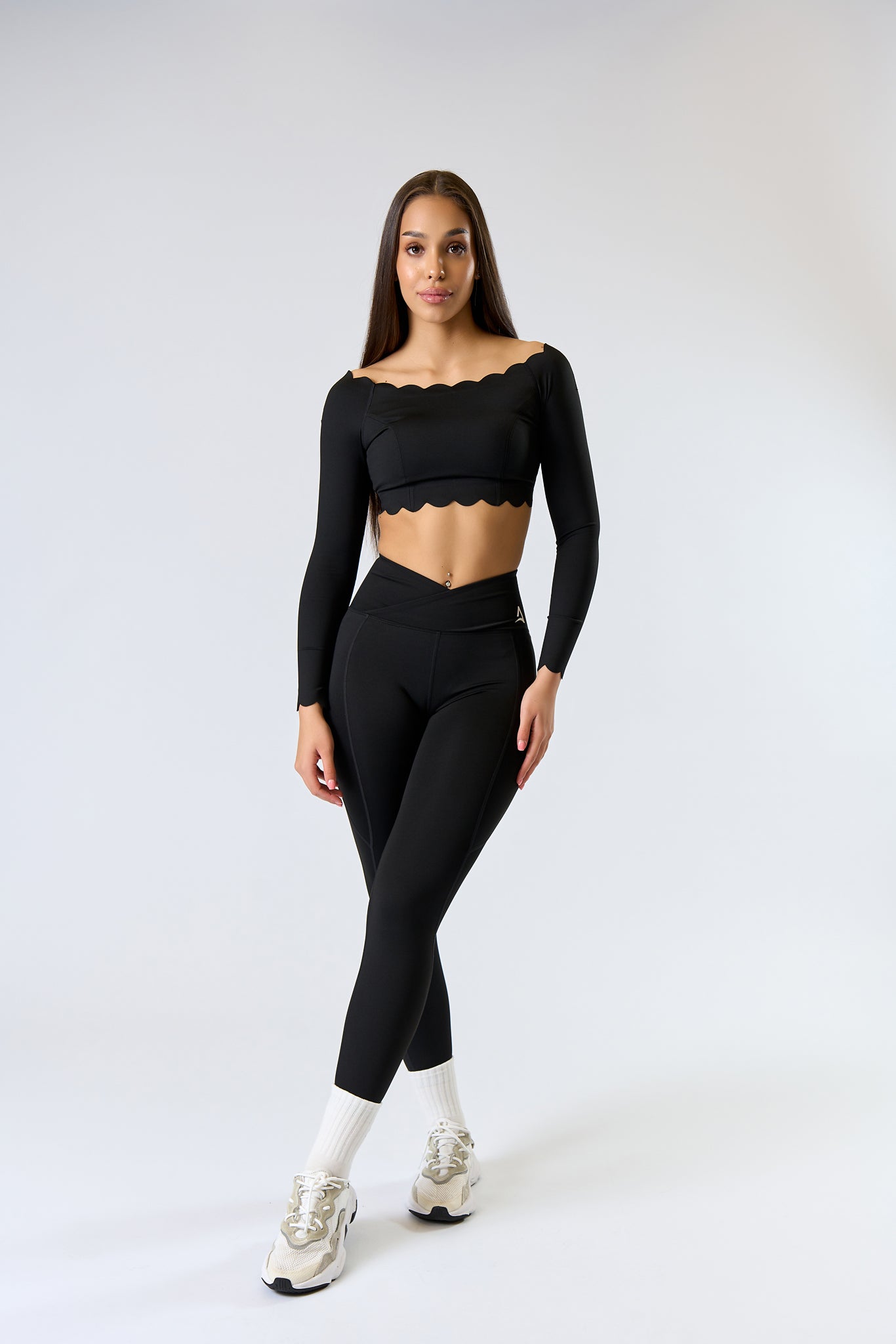 Zestaw BELLE WAVES czarny