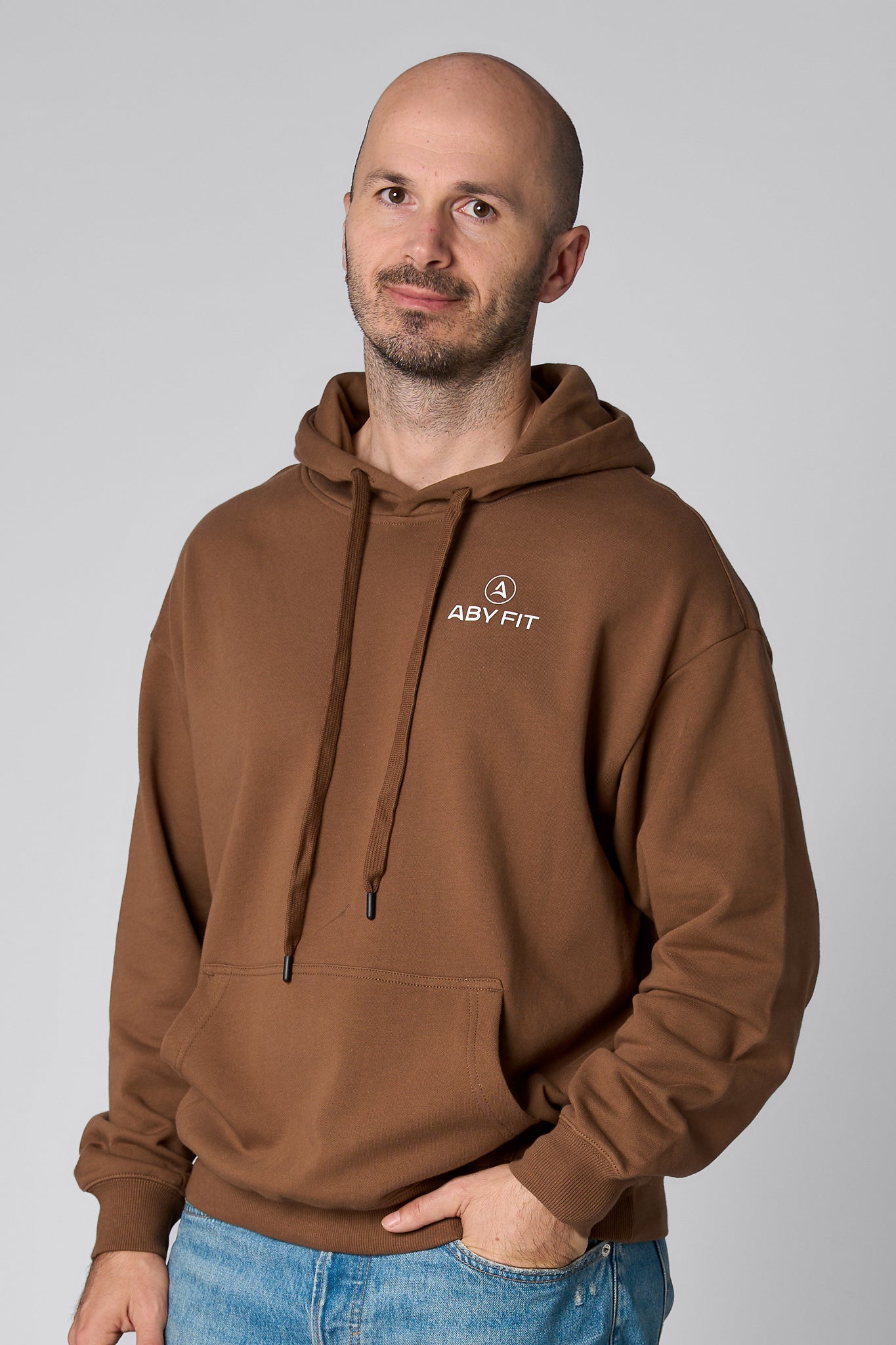 Klasyczna męska bluza z kapturem