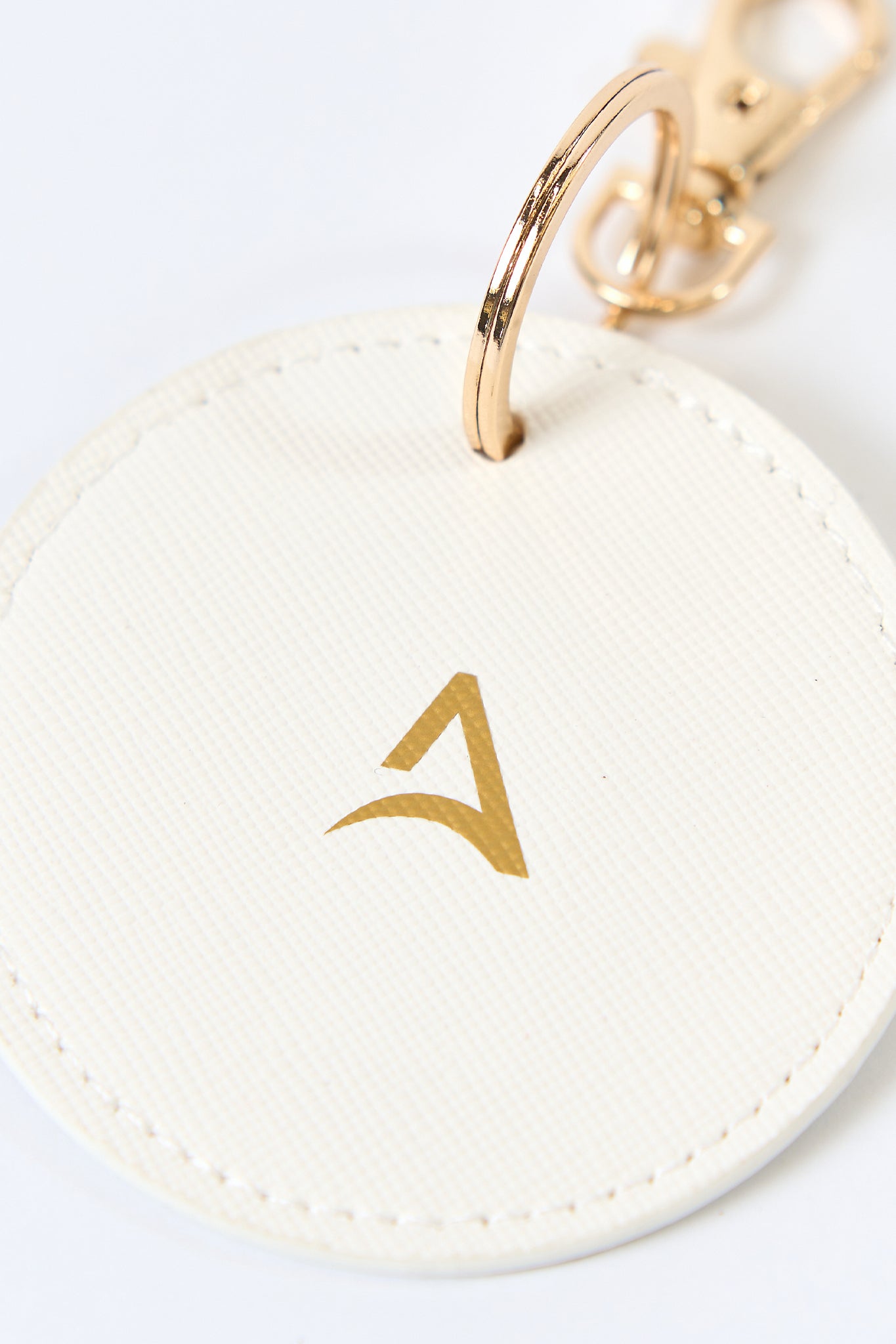 Breloc ROUND MATCH Alb