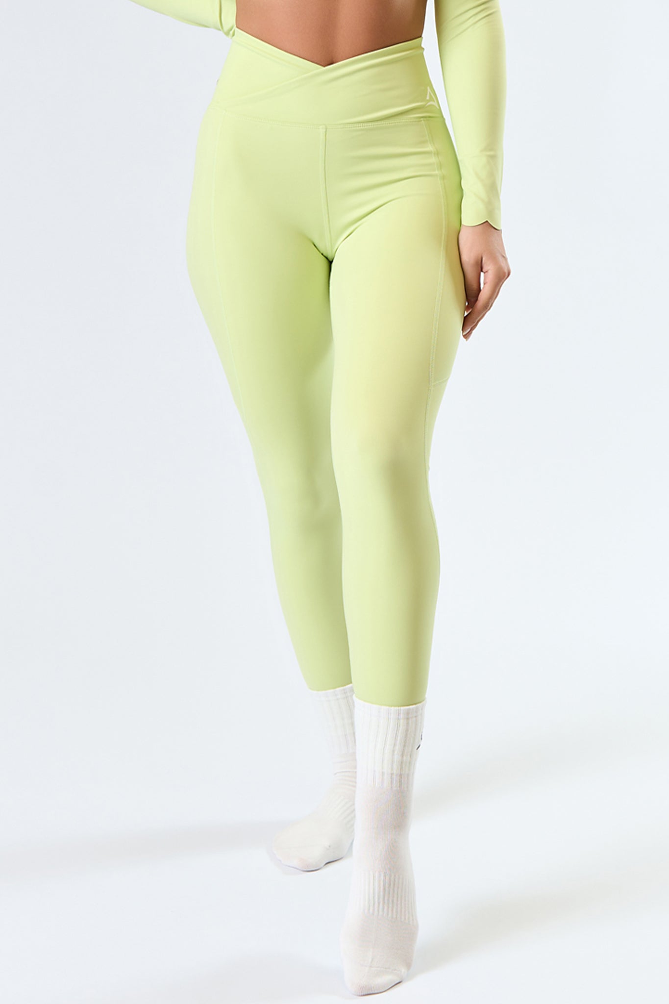 Zestaw BELLE WAVES Jasnozielony