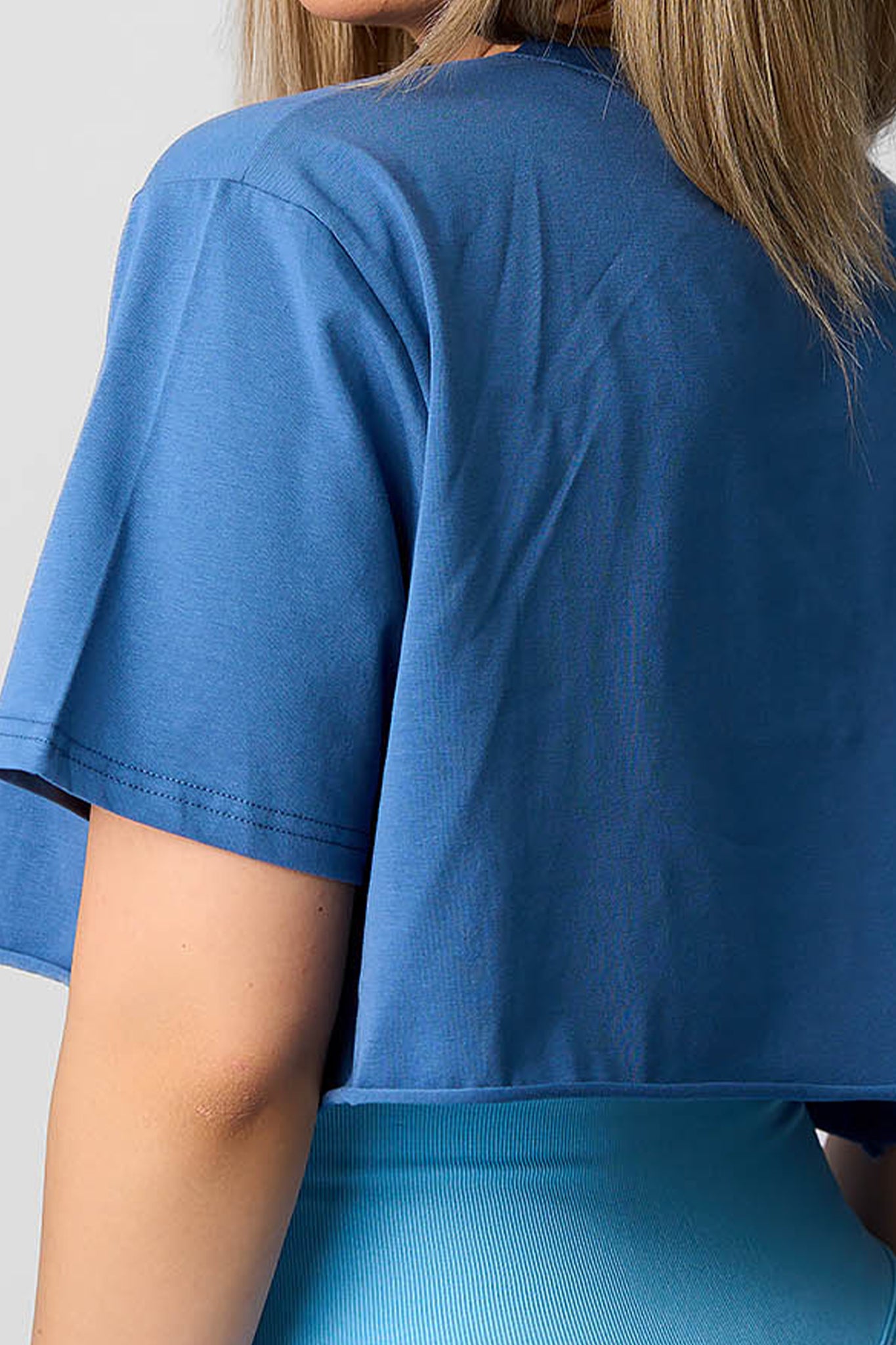 ABYFIT CROP T-shirt Blue