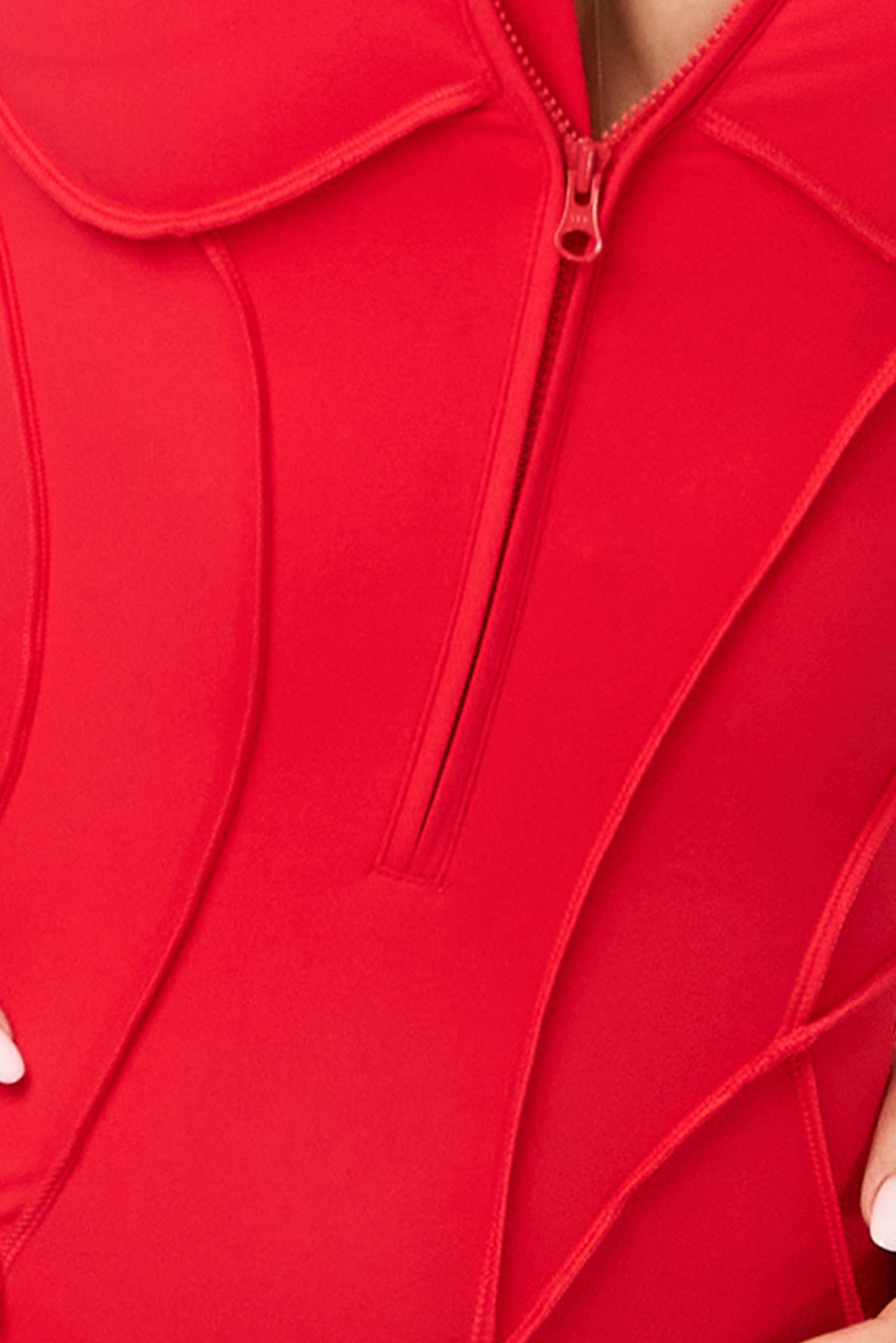 Kombinezon GLAM FIT LONG Czerwony