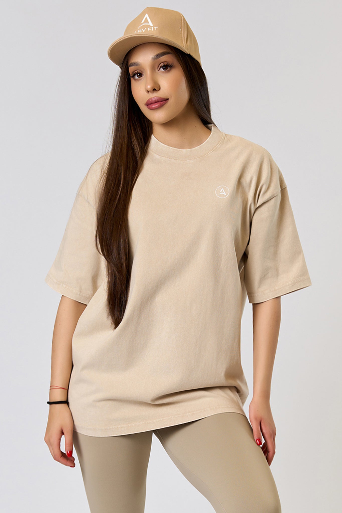VINTAGE OVERSIZED T-shirt Beige