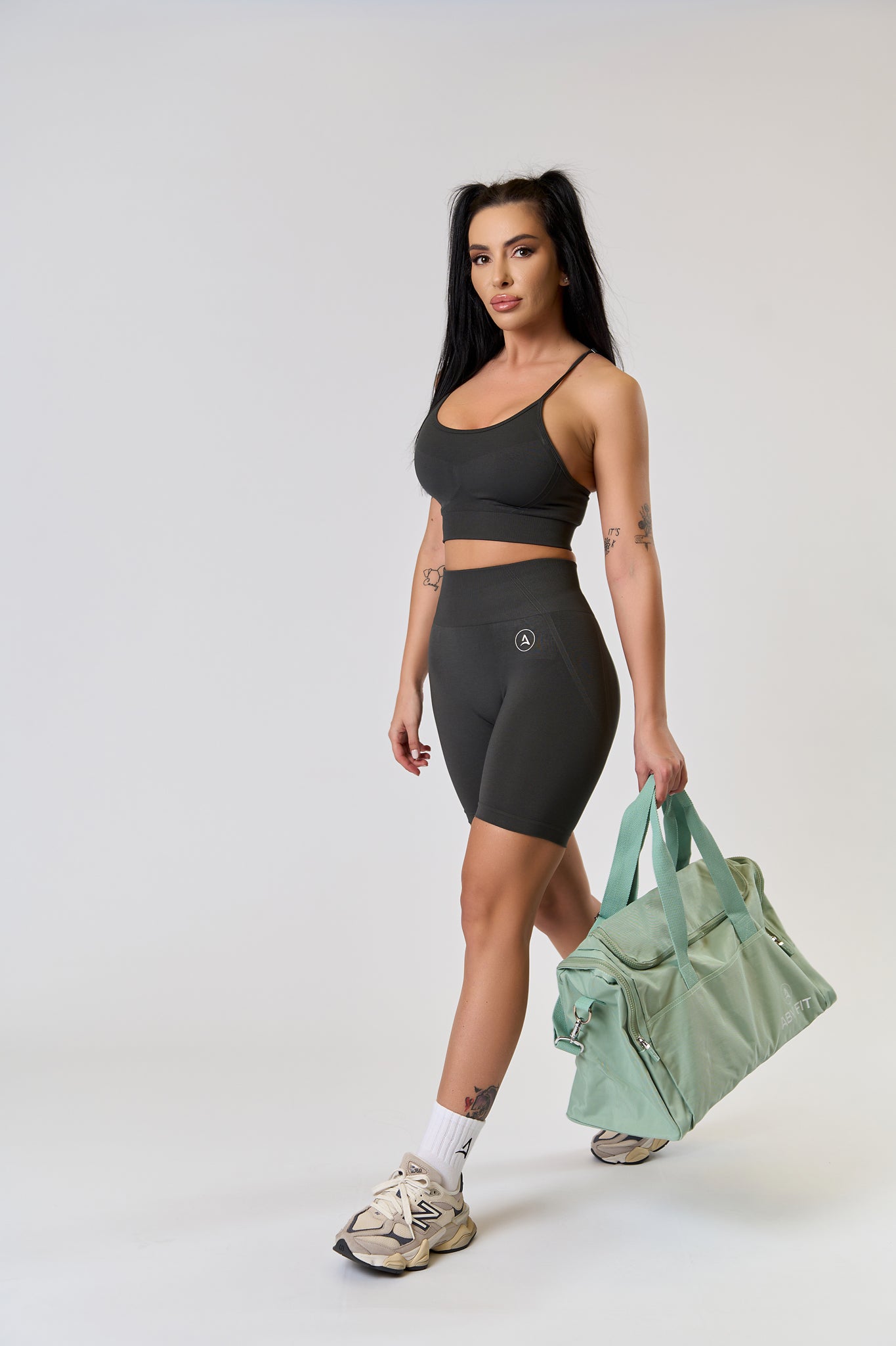 Rajstopy LETNIE KRÓTKIE Szare