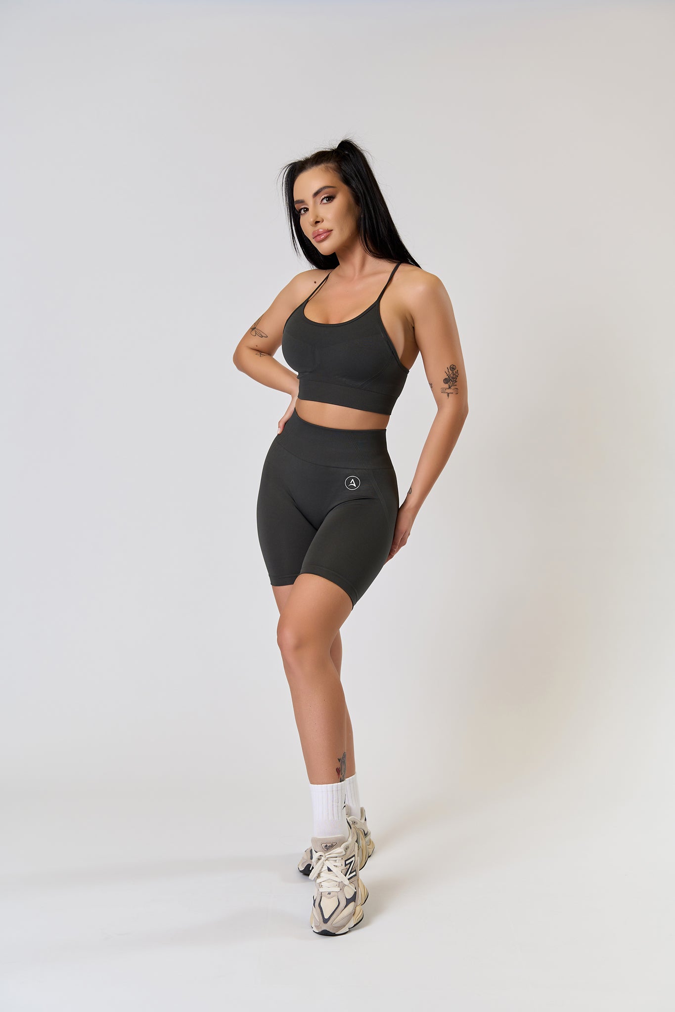 Rajstopy LETNIE KRÓTKIE Szare