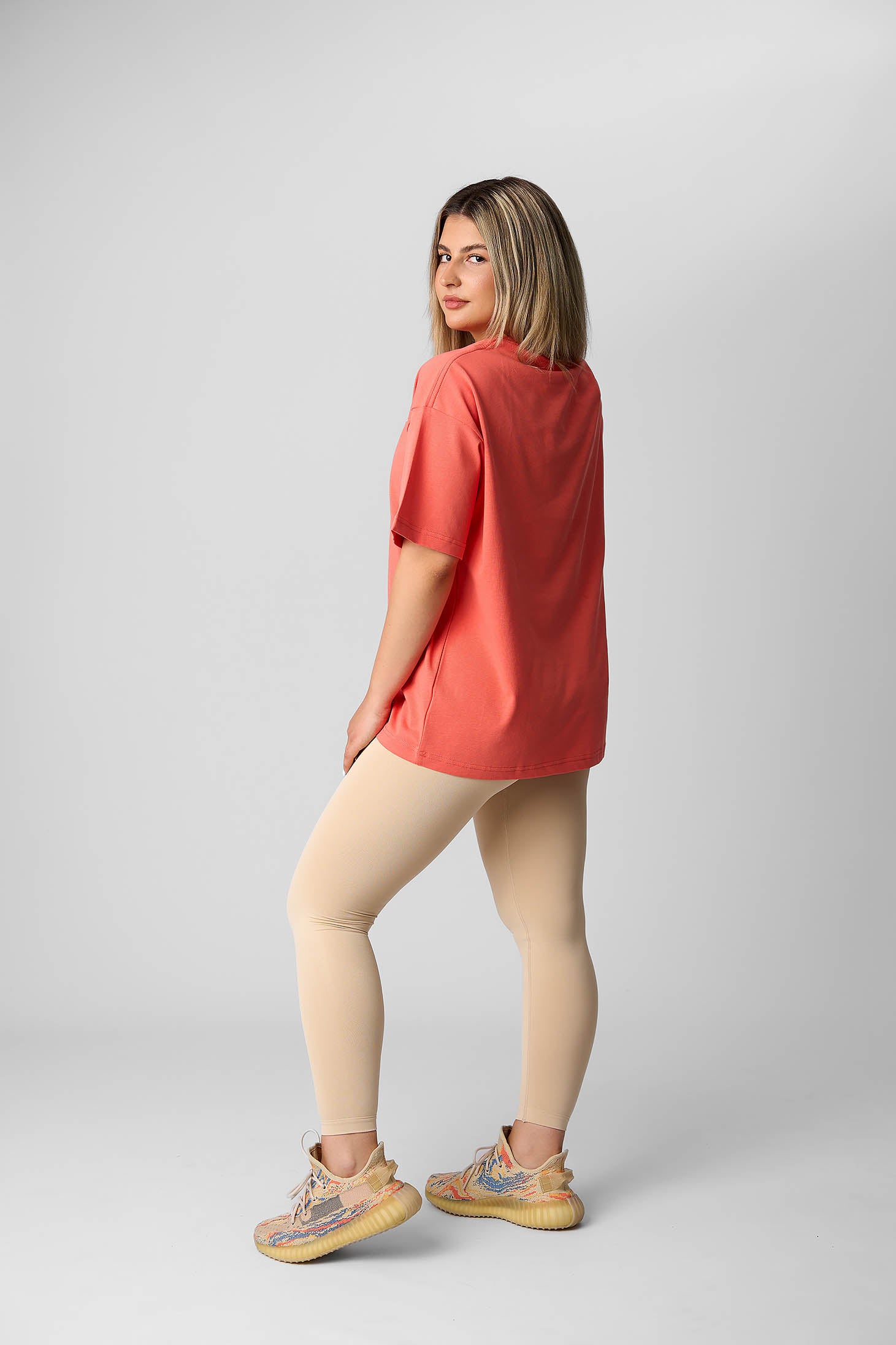 CLASSIC OVERSIZED T-shirt Coral