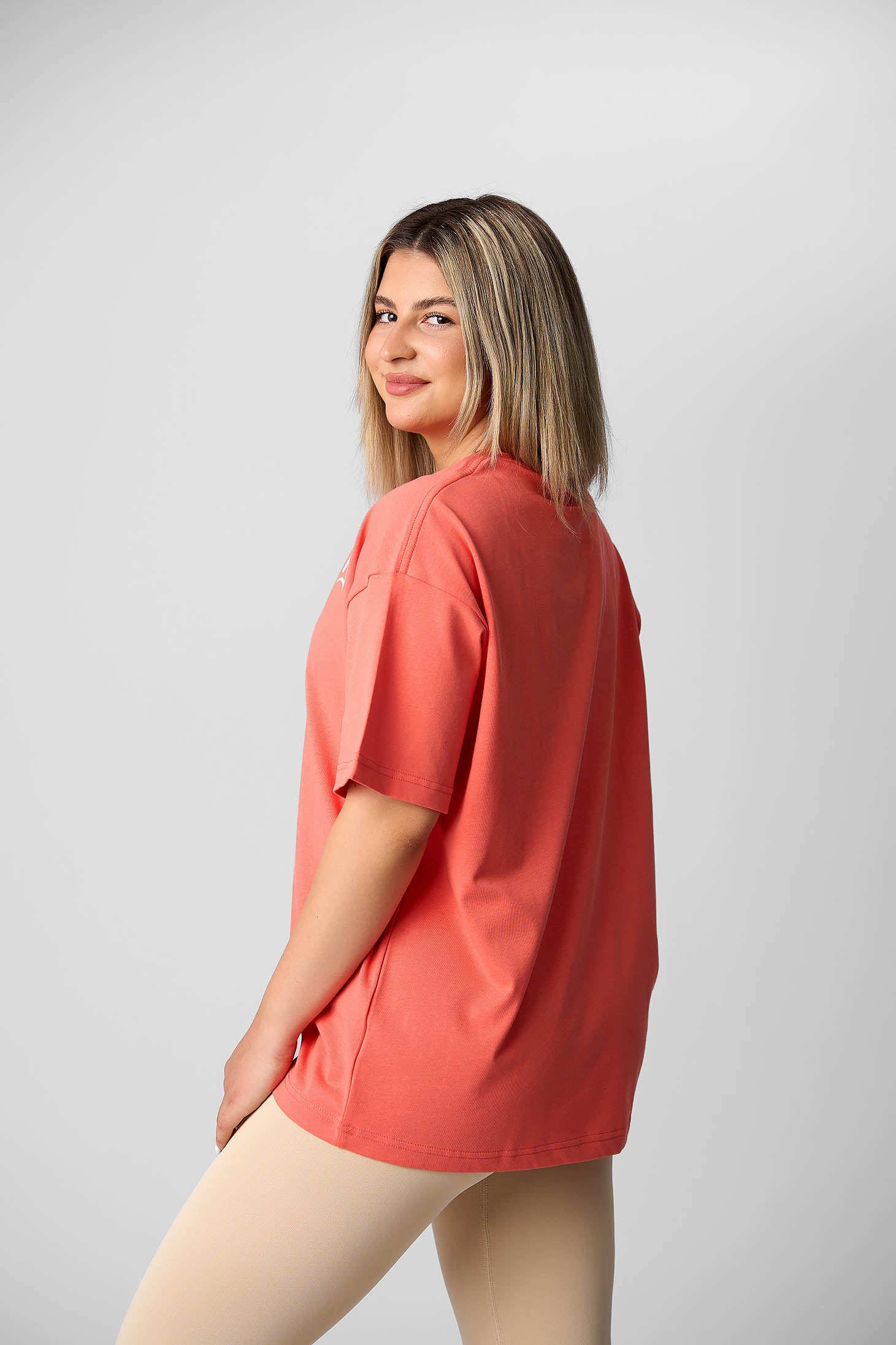CLASSIC OVERSIZED T-shirt Coral