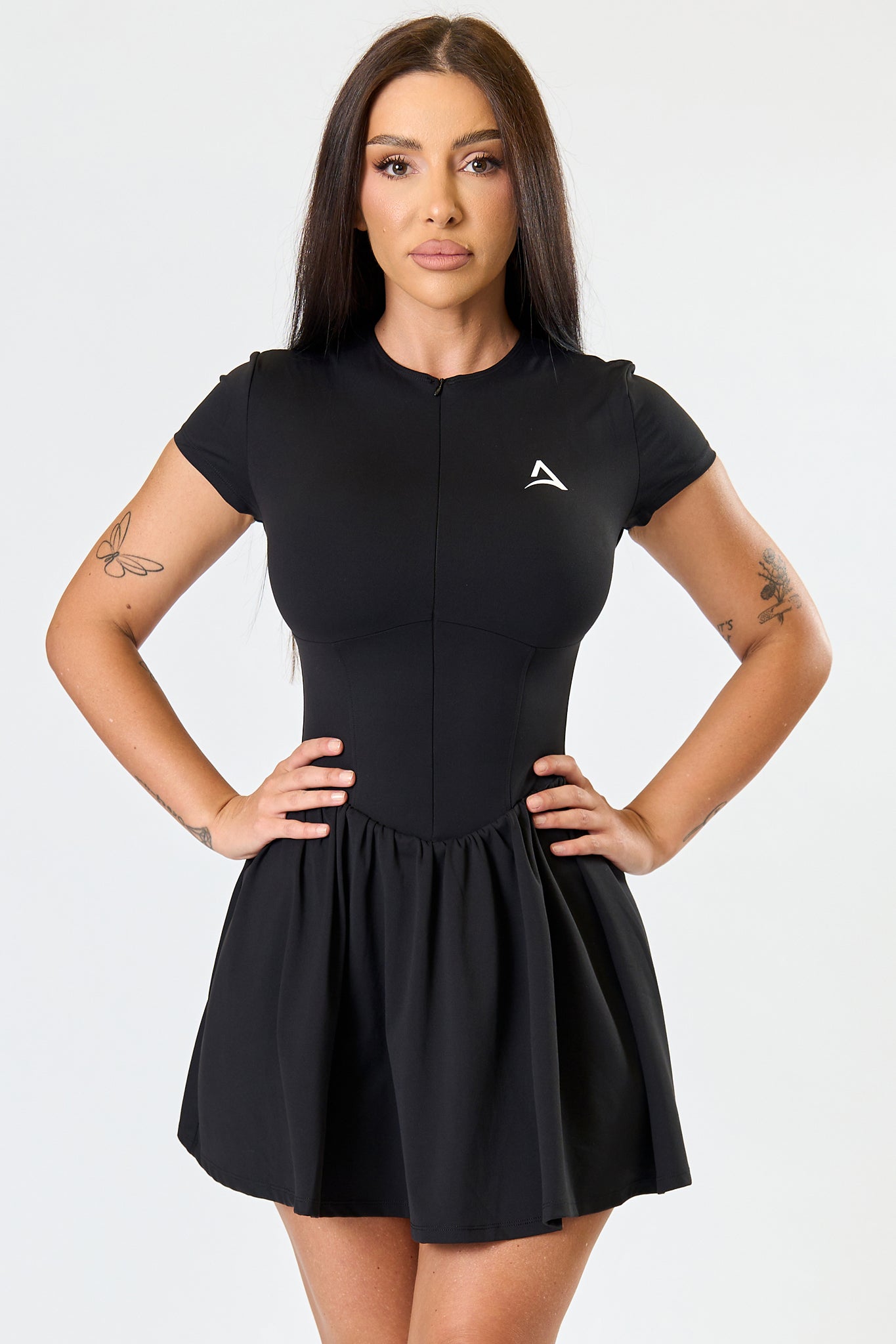 Kombinezon GLAM FIT SHORT Jasnoróżowy