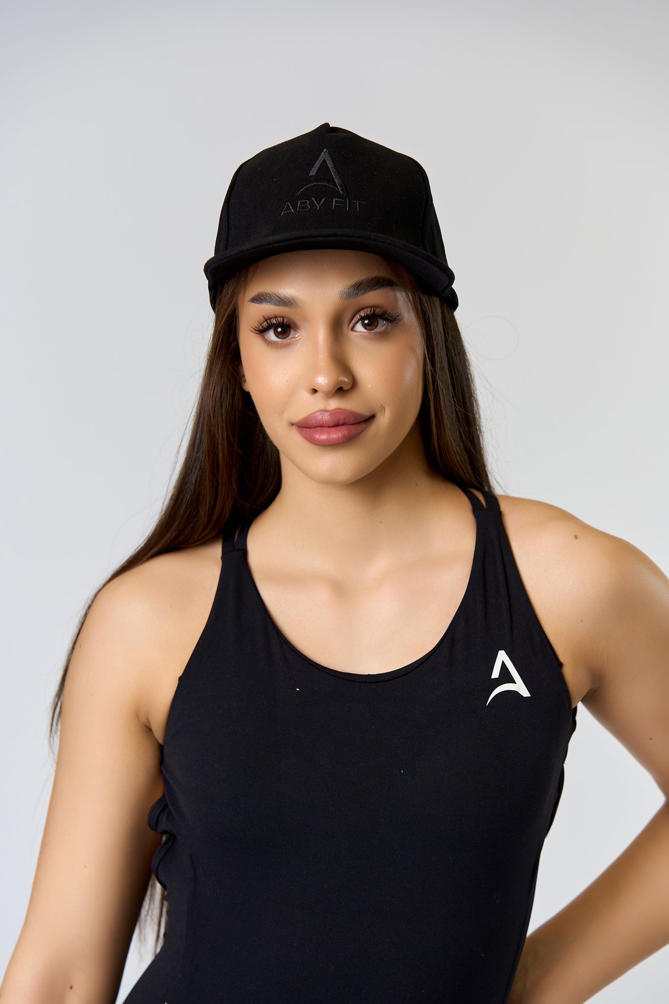 BLACK LOGO Cap Black