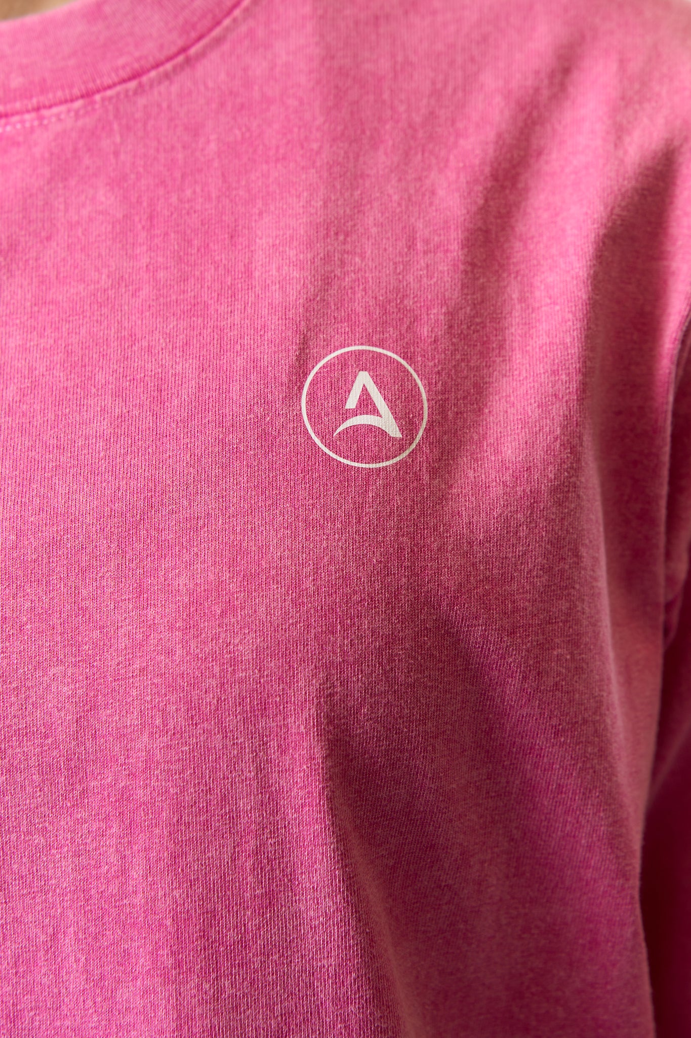 Koszulka vintage oversize różowa