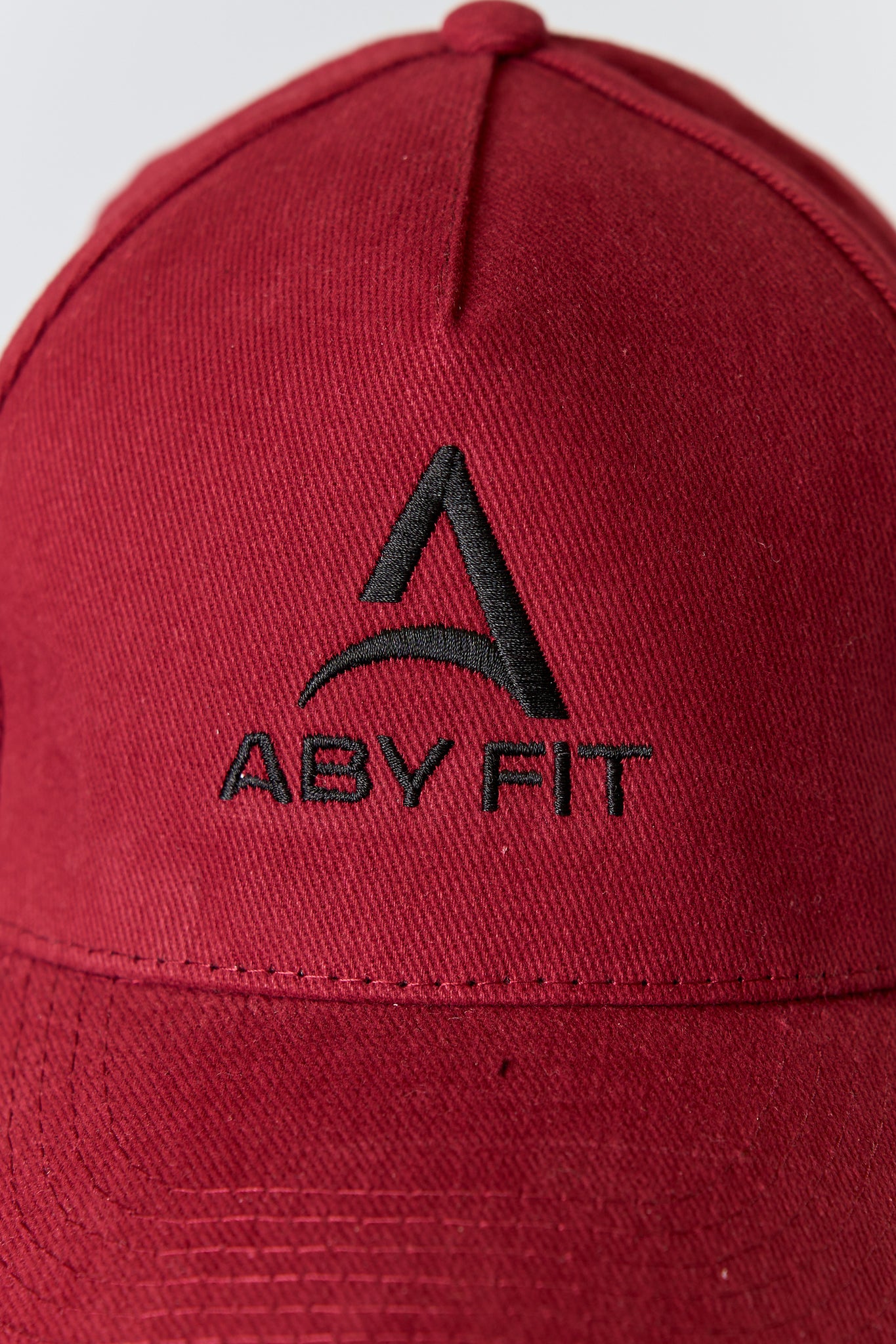 BLACK LOGO Cap Cherry