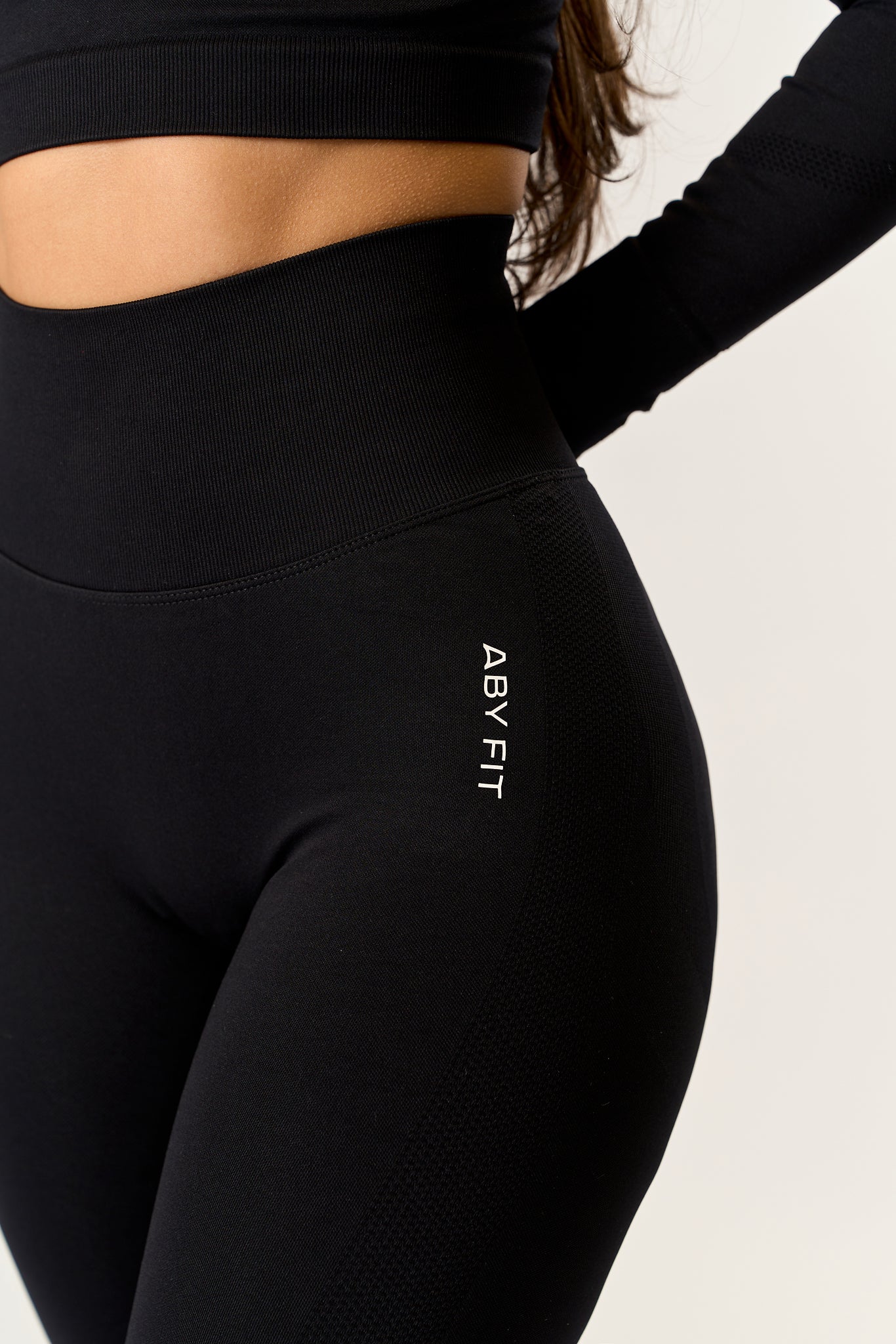 SEAMLESS LONG Tights Black